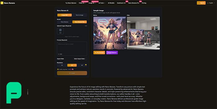 Nano Banana image generator